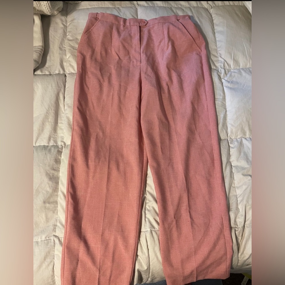 Pink trousers
